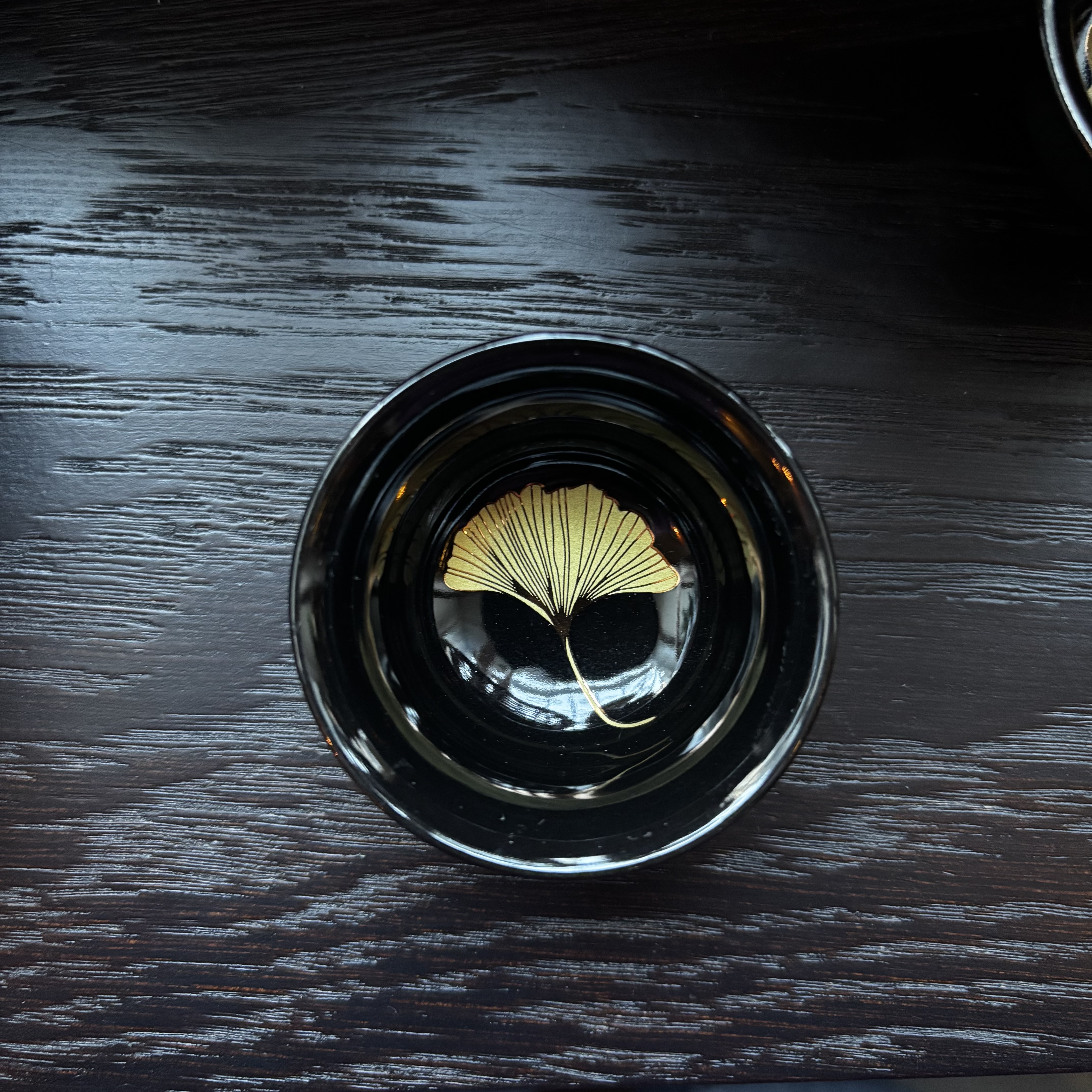 Пиала золотой лист